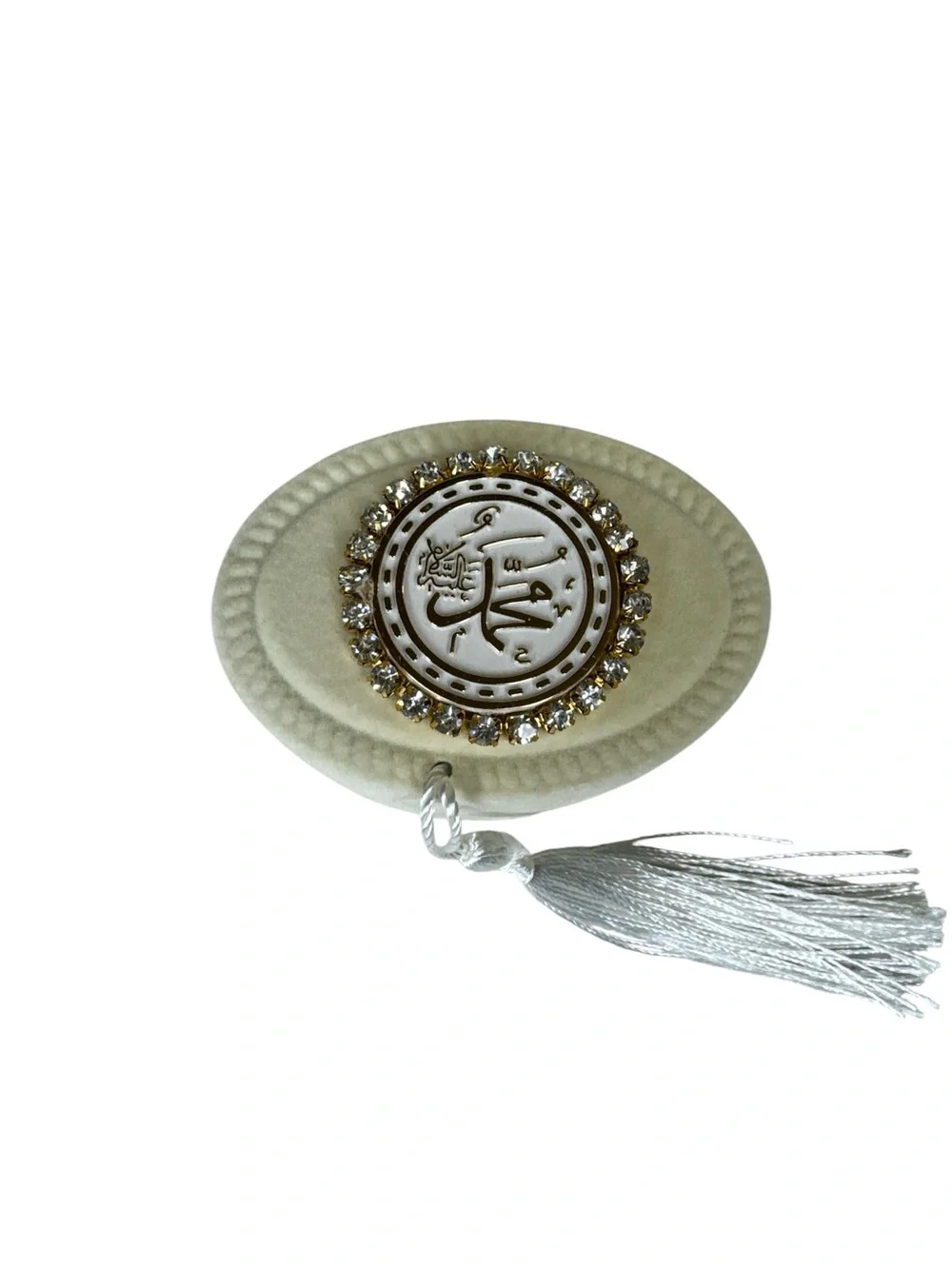 White Pearl Tasbih Prayer Beads In Velvet Gift Box - Islamic Gift haj ramadan